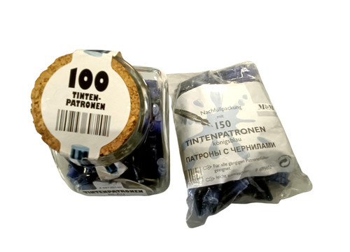 Tintenpatronen königsblau und