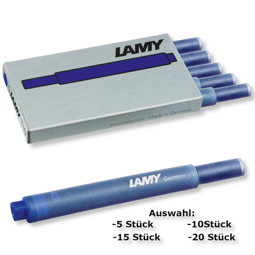 Lamy t10 blau tintenpatronen - t10,